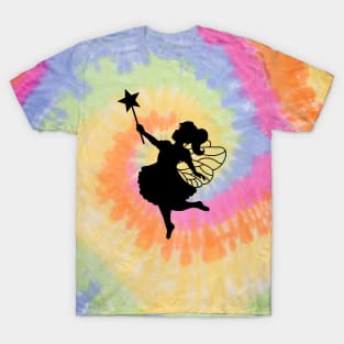 Magic Fairy Girl of Imagination Silhouette T-Shirt